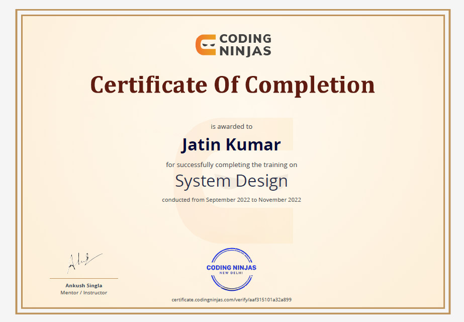 Certificate}