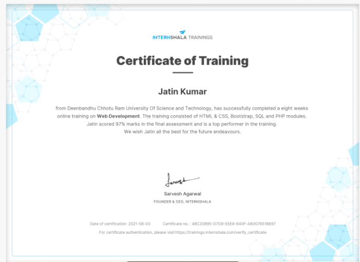 Certificate}